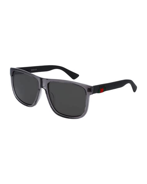 gucci square acetate sunglasses mens|are Gucci sunglasses polarized.